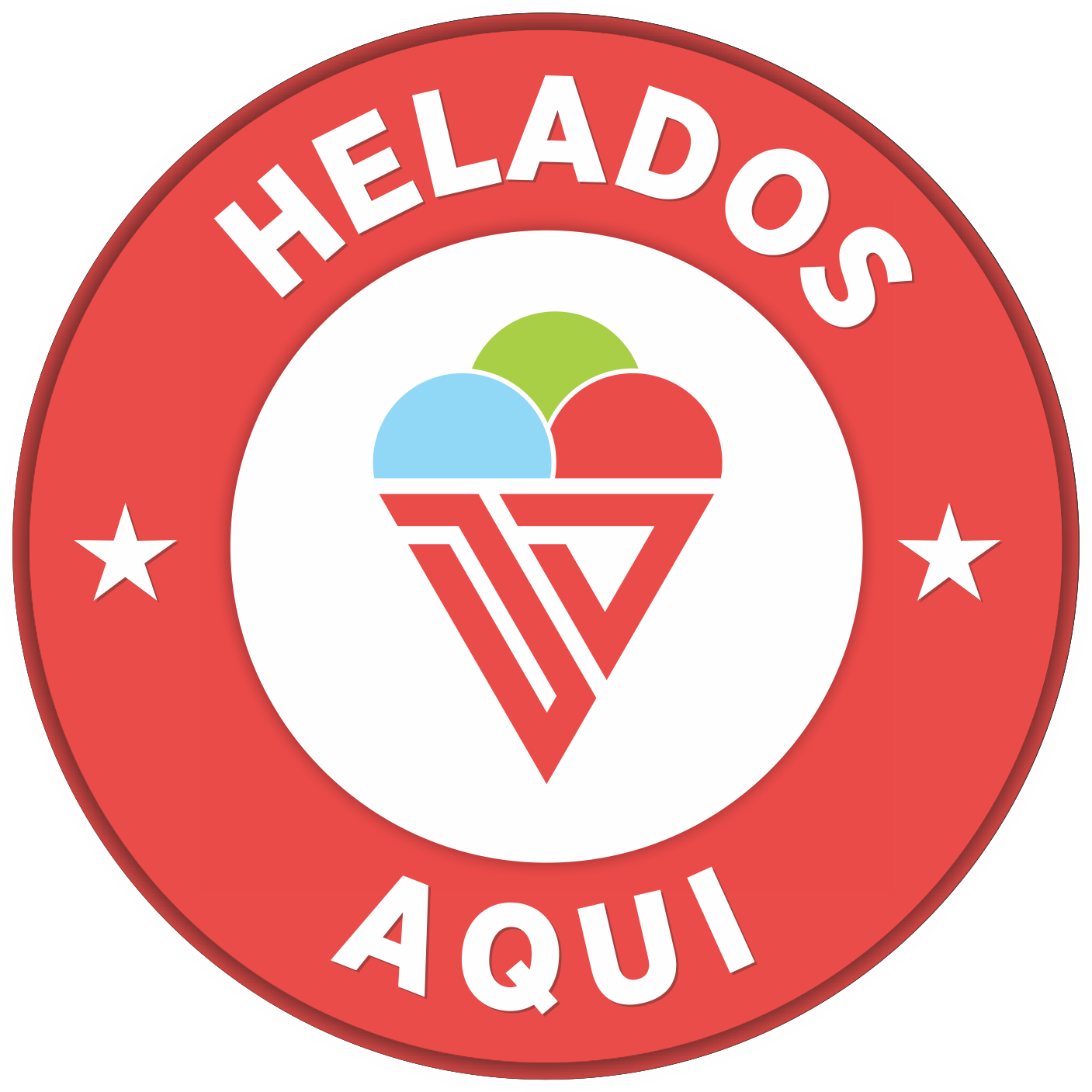 logo helados aqui png